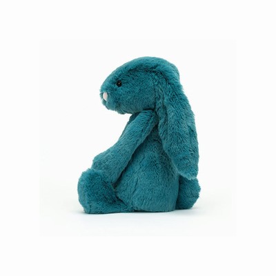 Jellycat Bashful Mineral Blue Bunnies Australia | 432896MEU